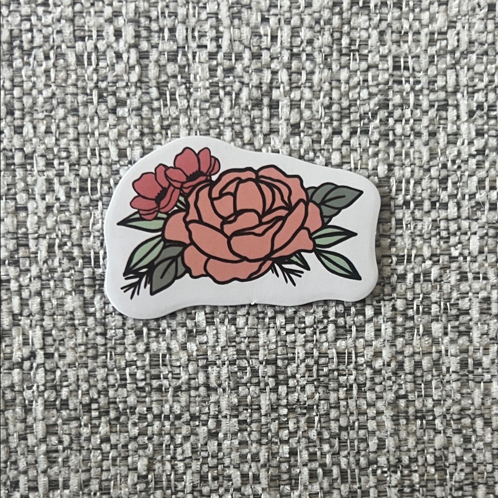 4/$10 Floral Sticker
